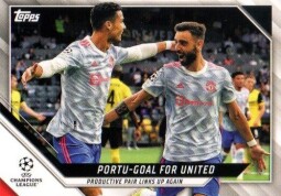 2021-22 Topps UEFA CL #128 Manchester United